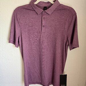 Lululemon Evolution Polo Size Small Heathered Vintage Plum **NWT**